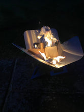 Load image into Gallery viewer, The Beverley- Portable, Collapsible Stainless Steel Flatpack Firepit
