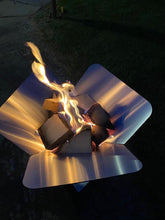 Load image into Gallery viewer, The Beverley- Portable, Collapsible Stainless Steel Flatpack Firepit
