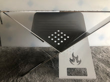 Load image into Gallery viewer, Stainless Steel Grill Top to Suit our &quot; Beverley&quot; Flat Pack/ Collapsible Fire Pits
